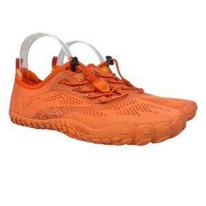 Saguaro Barefoot Vibrant Orange Minimalist Zero Drop Trail Runner Water Shoes